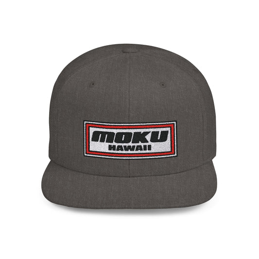 The MOKU Flat Bill Snapback Hat
