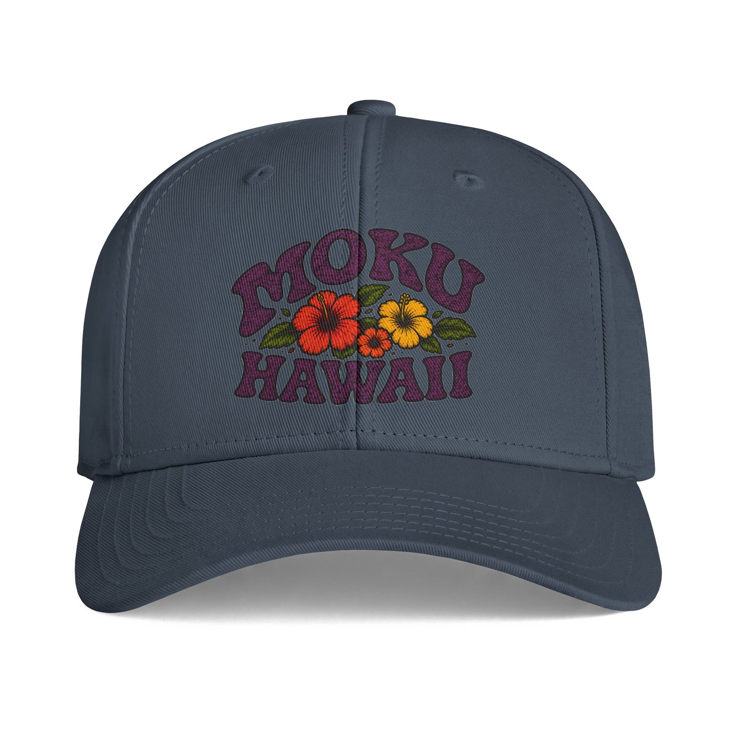 Moku Hawaii Floral Logo Cap