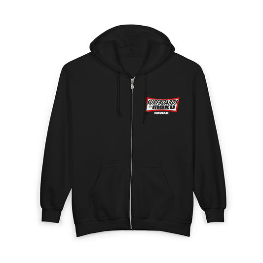 Surfboards By MOKU Full Zip Heavy Hoodie
