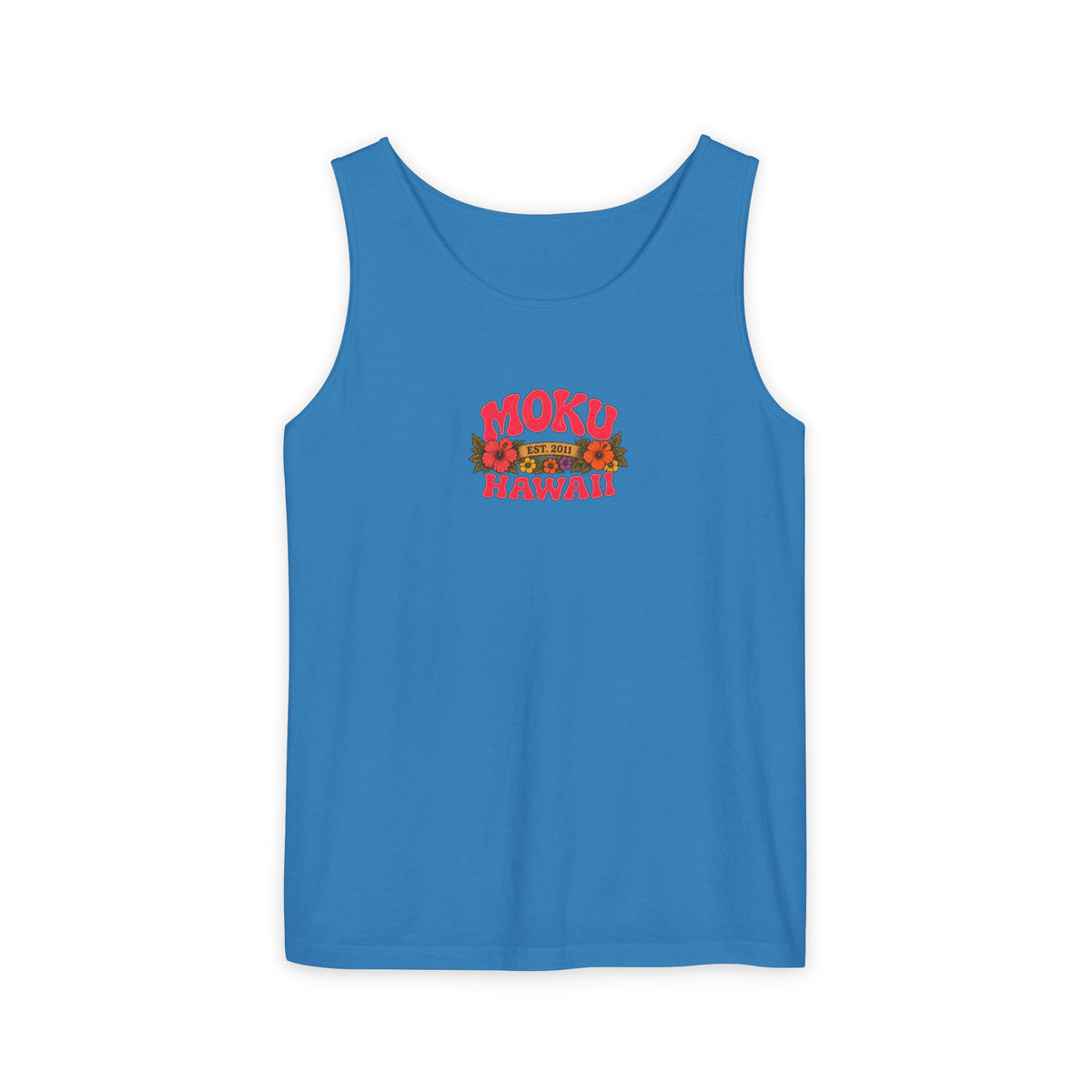 Moku Hawaii Floral Hula Tank Top