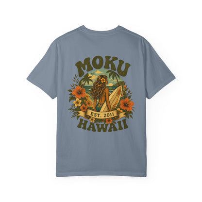 Moku Hawaii' Vintage Surfer girl Tee