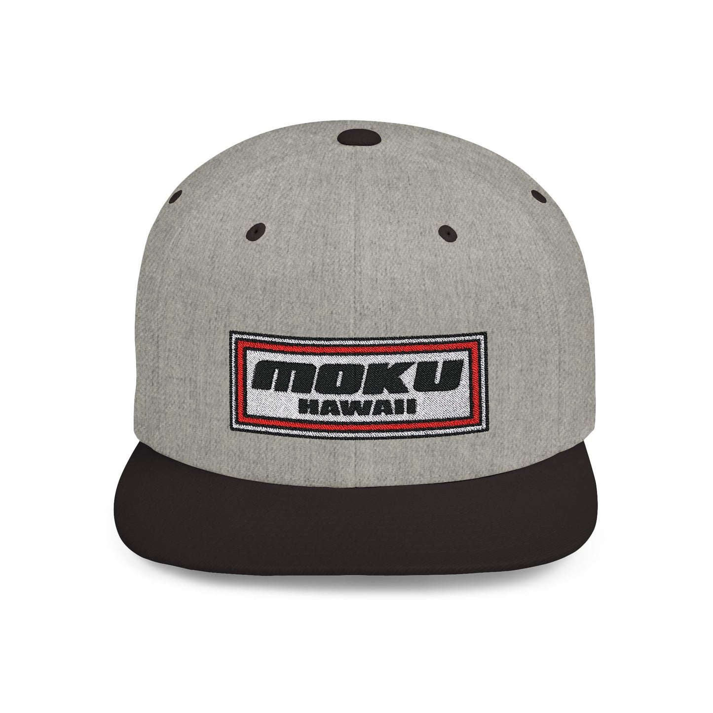 The MOKU Flat Bill Snapback Hat