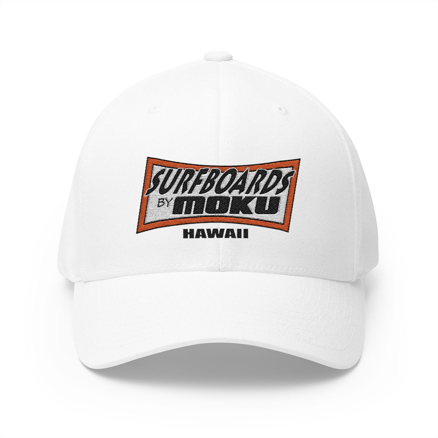 Embroidered Surfboards by MOKU Closed-Back Cap