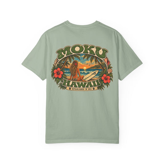 MOKU Hawaii Vintage "Surfer Girl" T-Shirt