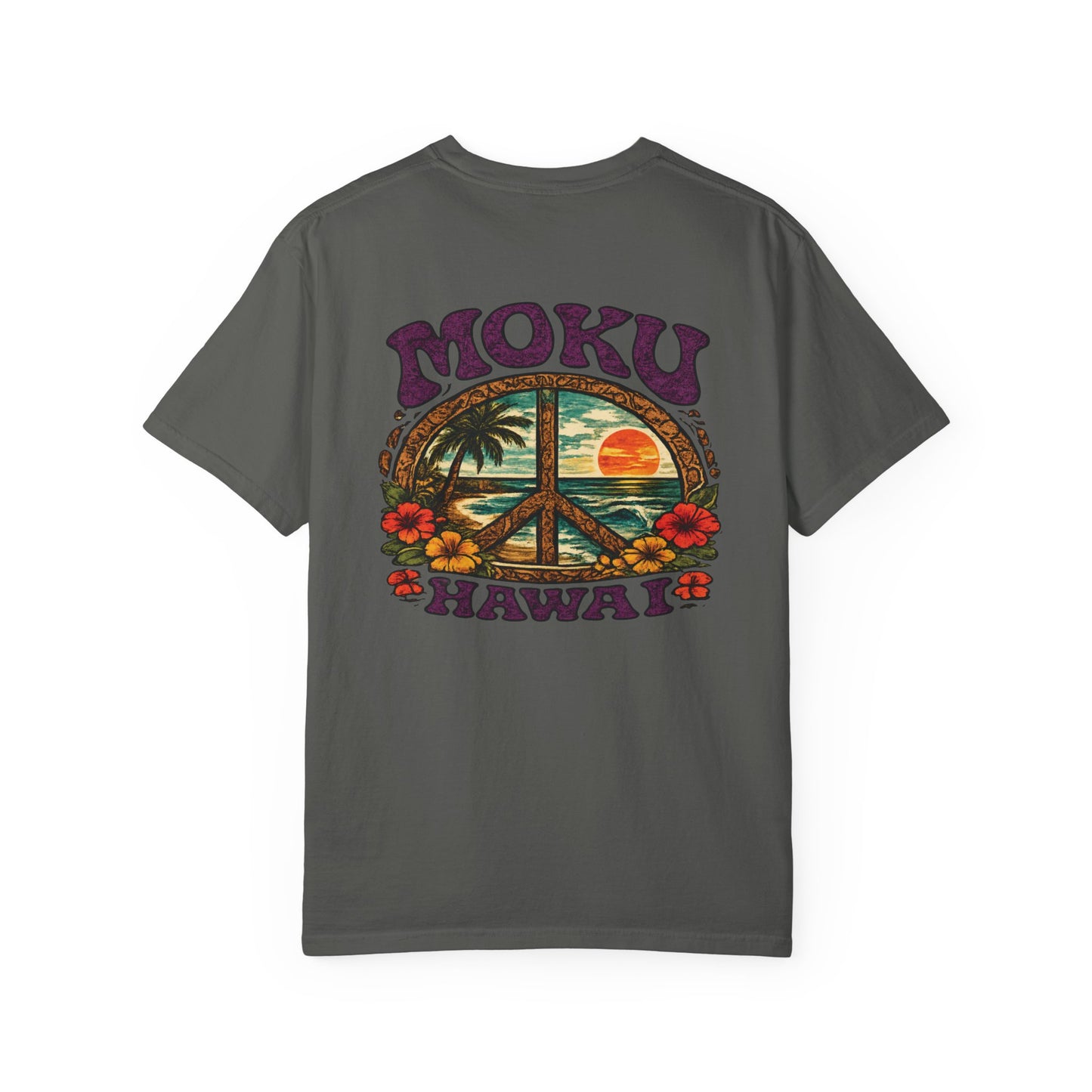 Vintage MOKU Hawaii "Peace Out" T-Shirt | Premium Surf Apparel