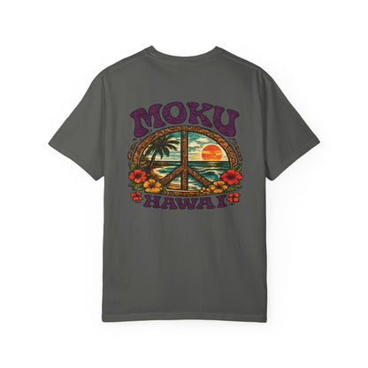 Vintage MOKU Hawaii "Peace Out" T-Shirt | Premium Surf Apparel