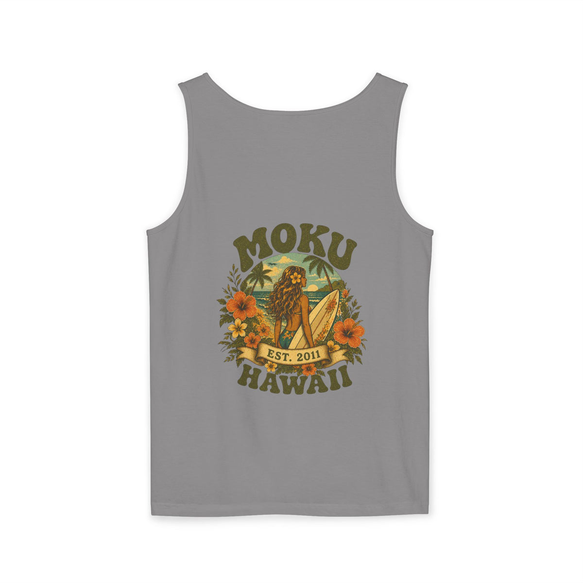 Moku Hawaii Vintage "Surfer Girl" Tank
