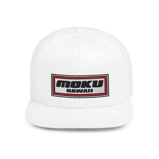 The MOKU Flat Bill Snapback Hat