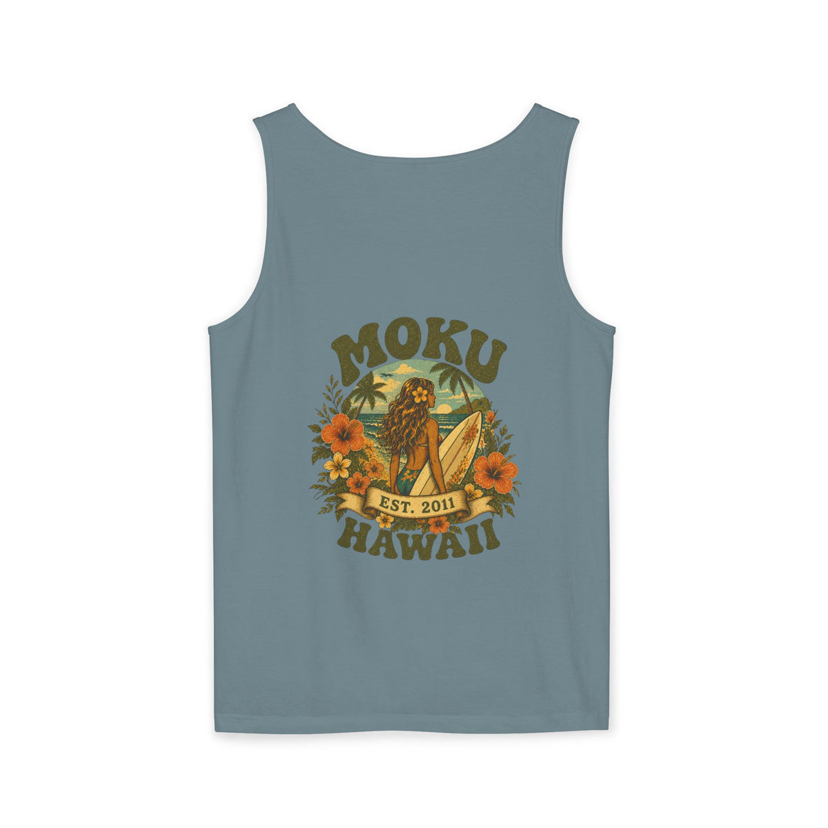 Moku Hawaii Vintage "Surfer Girl" Tank