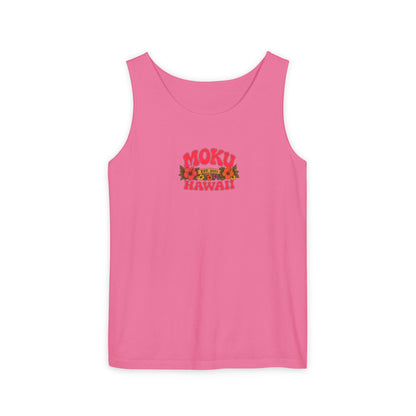 Moku Hawaii Floral Hula Tank Top