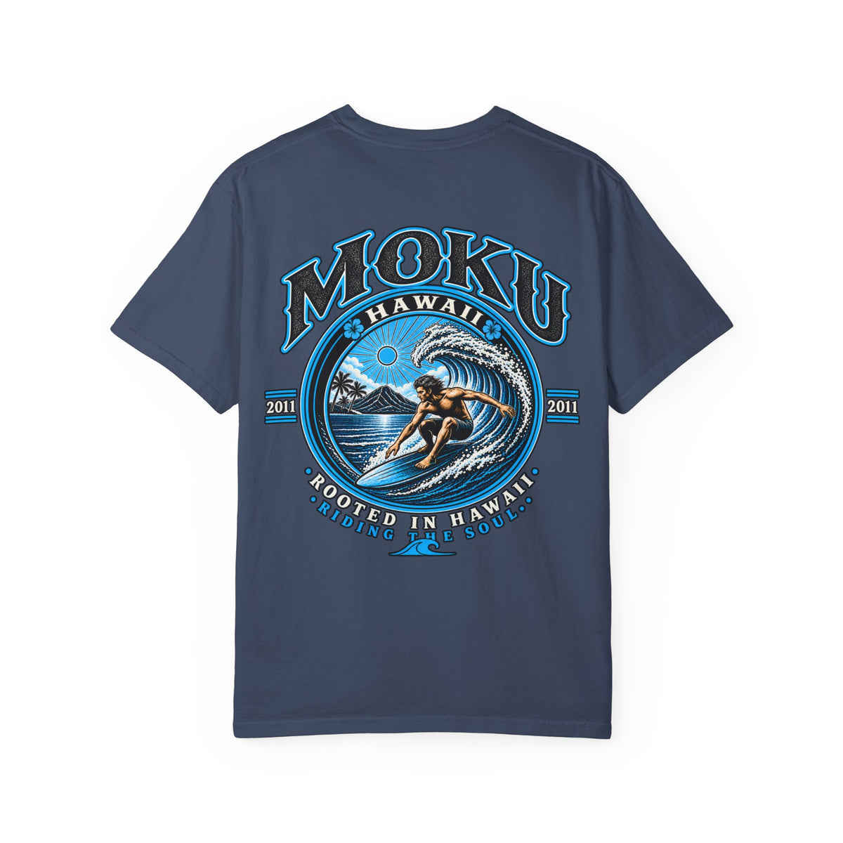 MOKU Vintage Midnight Wave Rider Tee