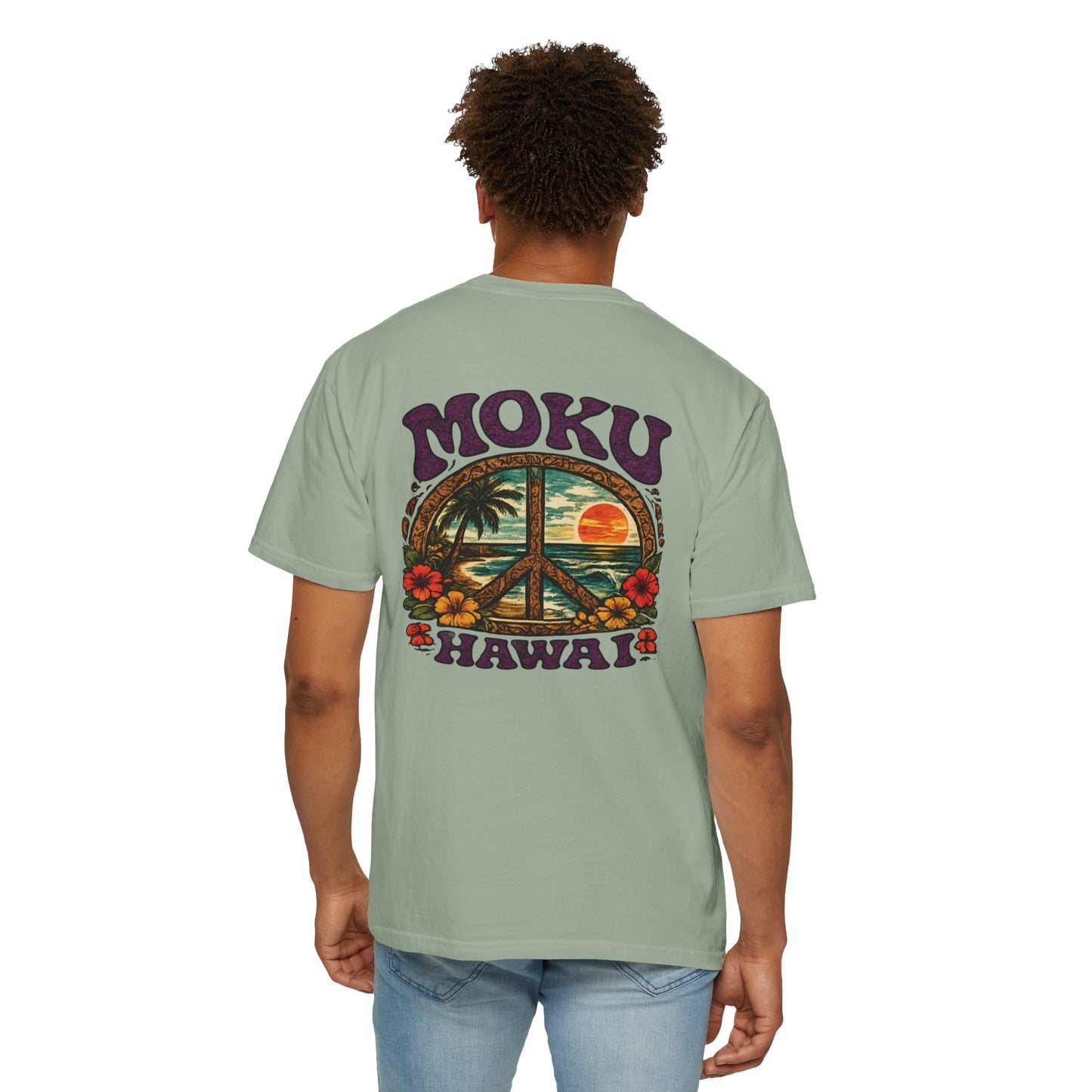 Vintage MOKU Hawaii "Peace Out" T-Shirt | Premium Surf Apparel