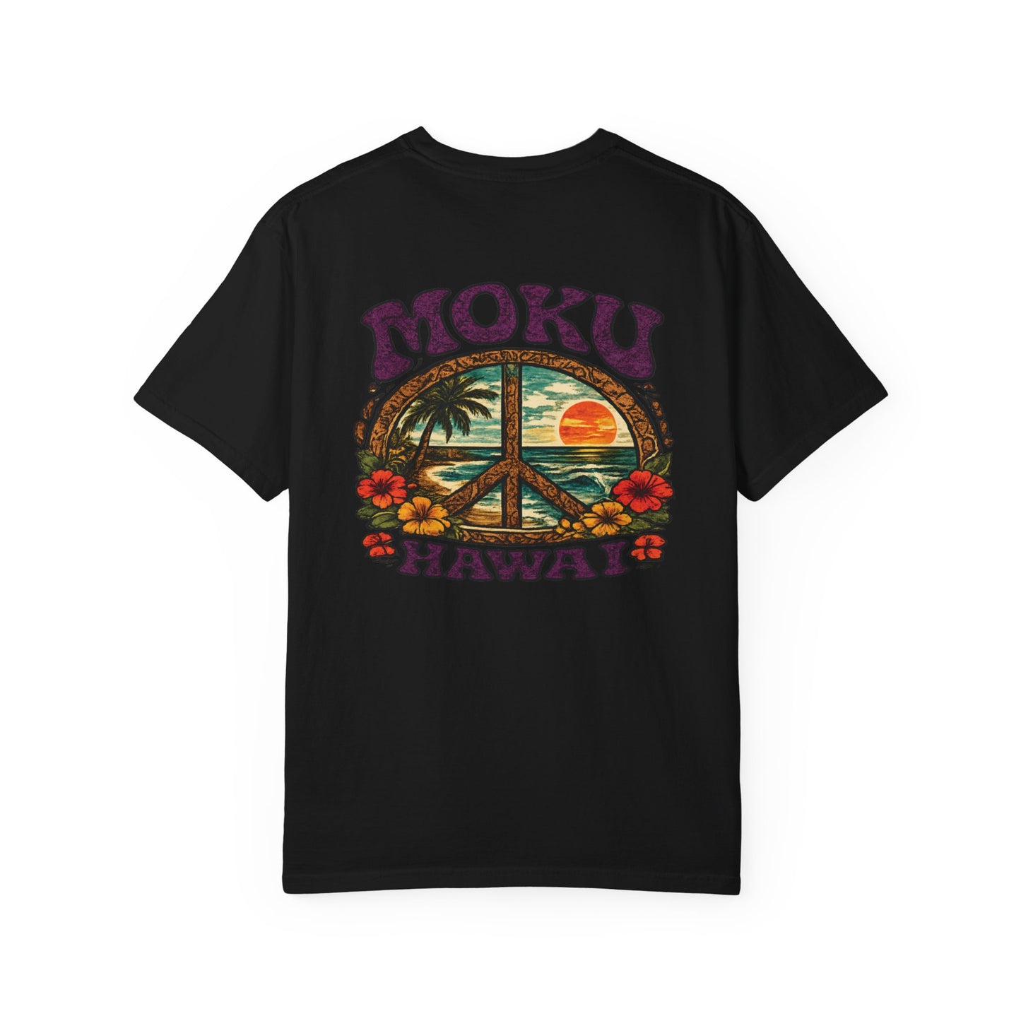Vintage MOKU Hawaii "Peace Out" T-Shirt | Premium Surf Apparel