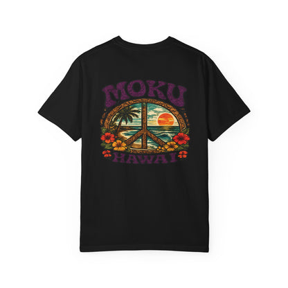 Vintage MOKU Hawaii "Peace Out" T-Shirt | Premium Surf Apparel