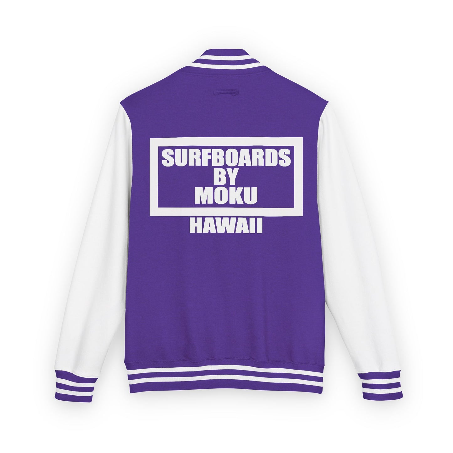 Surfboards By MOKU Retro Surfers Letterman Jacket