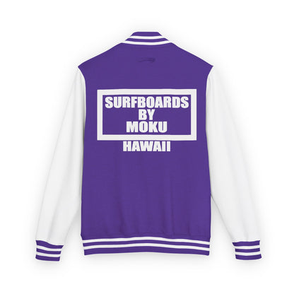 Surfboards By MOKU Retro Surfers Letterman Jacket