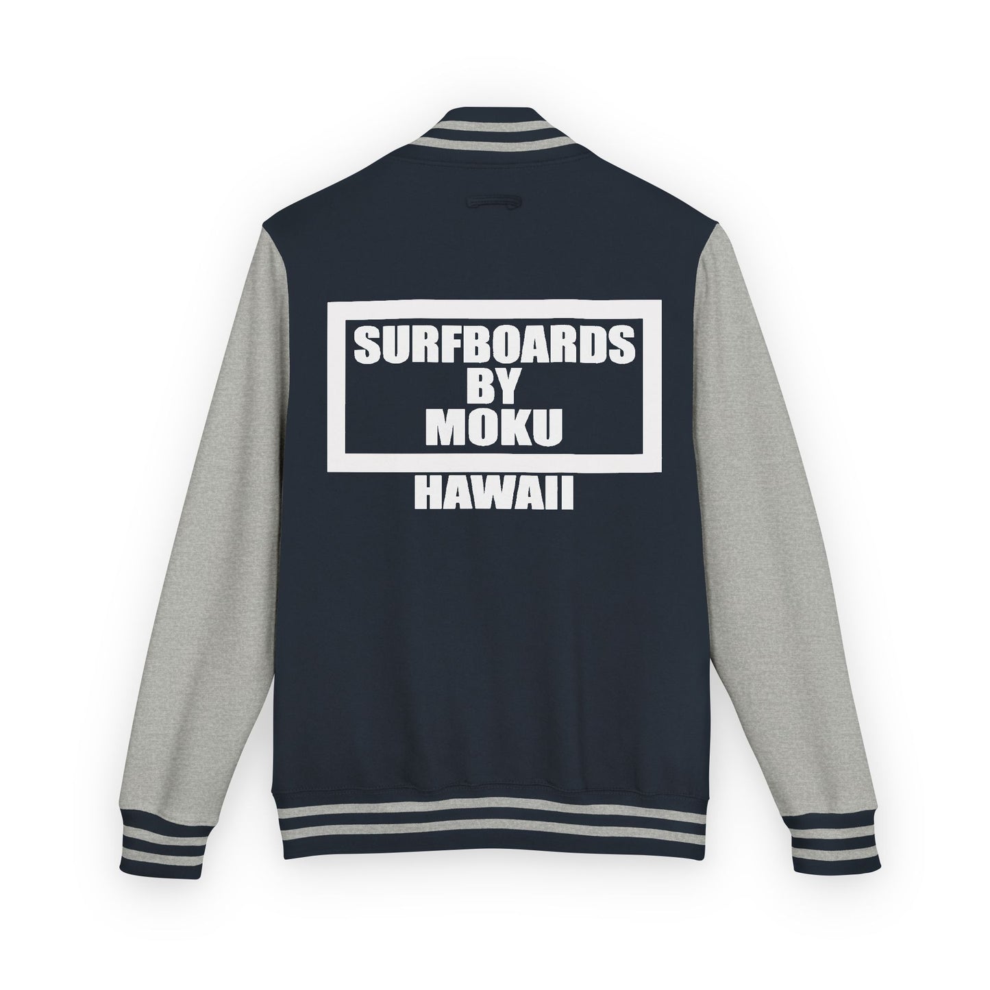 Surfboards By MOKU Retro Surfers Letterman Jacket