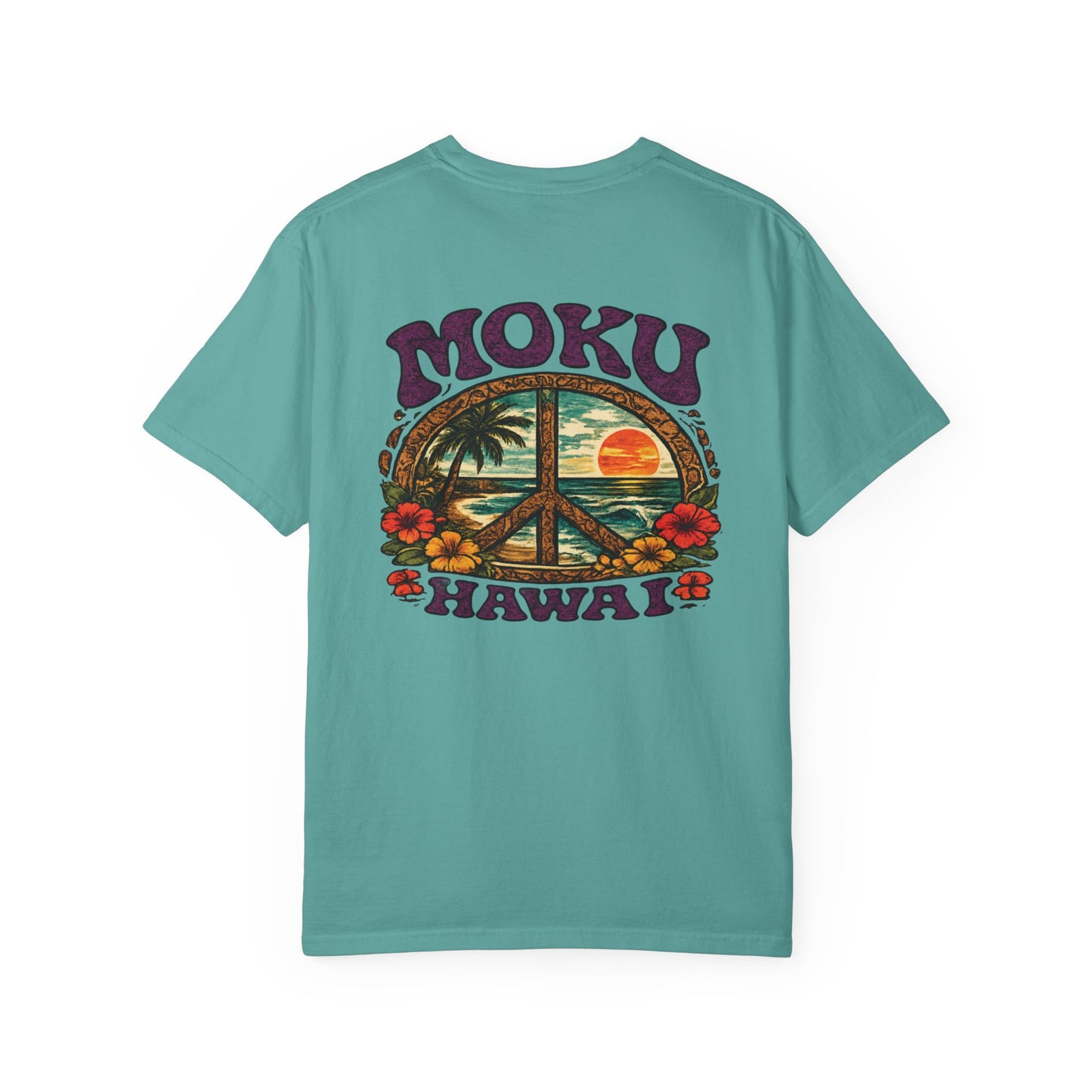 Vintage MOKU Hawaii "Peace Out" T-Shirt | Premium Surf Apparel