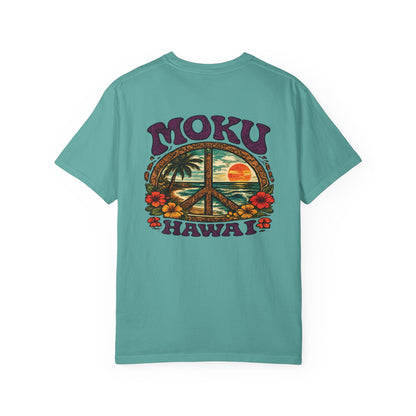 Vintage MOKU Hawaii "Peace Out" T-Shirt | Premium Surf Apparel