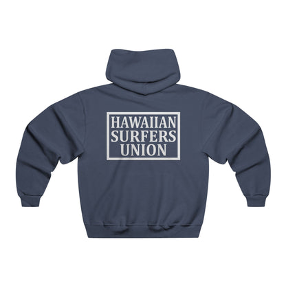 Hooded Sweatshirt Hawaiian Surfers Union Old School Design