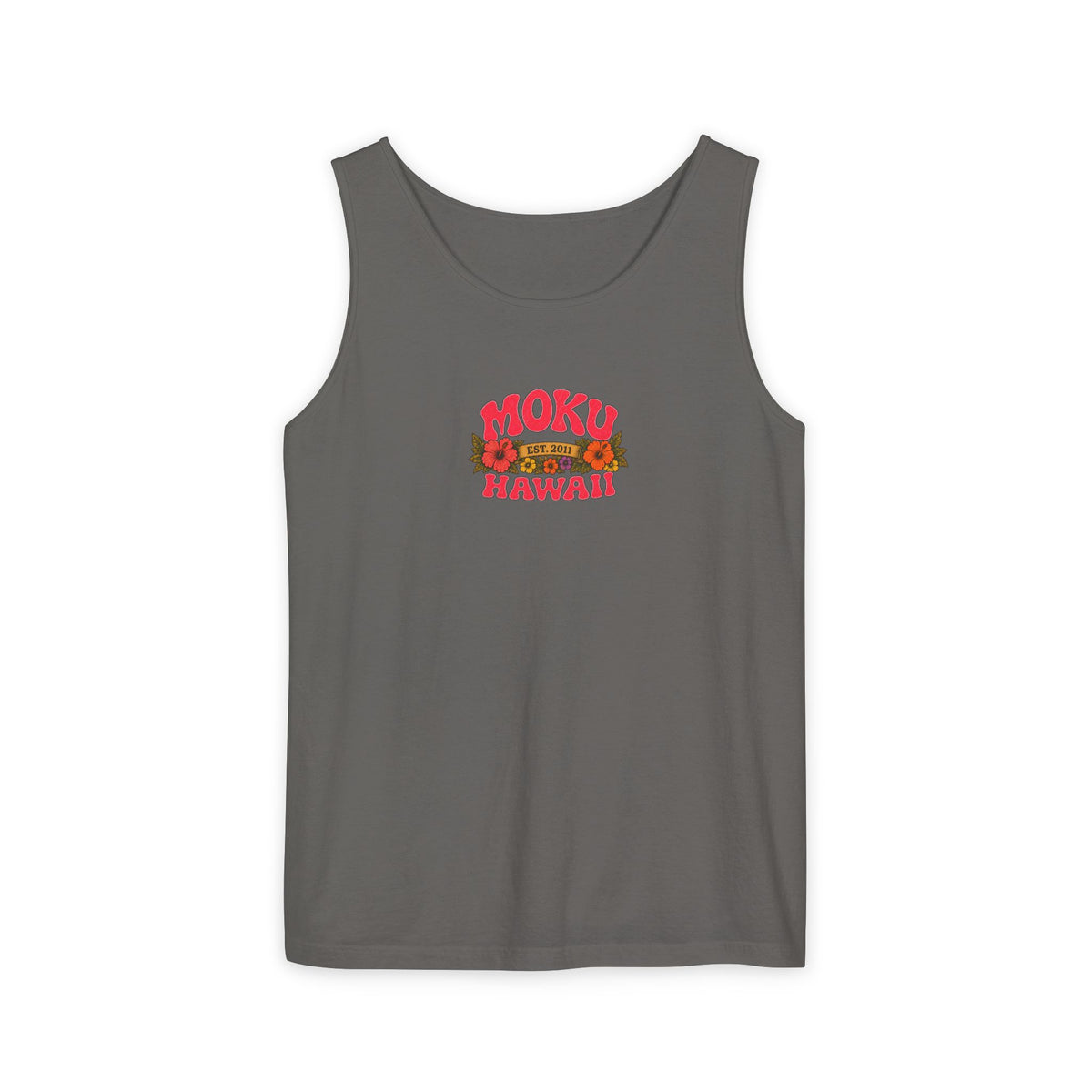 Moku Hawaii Floral Hula Tank Top