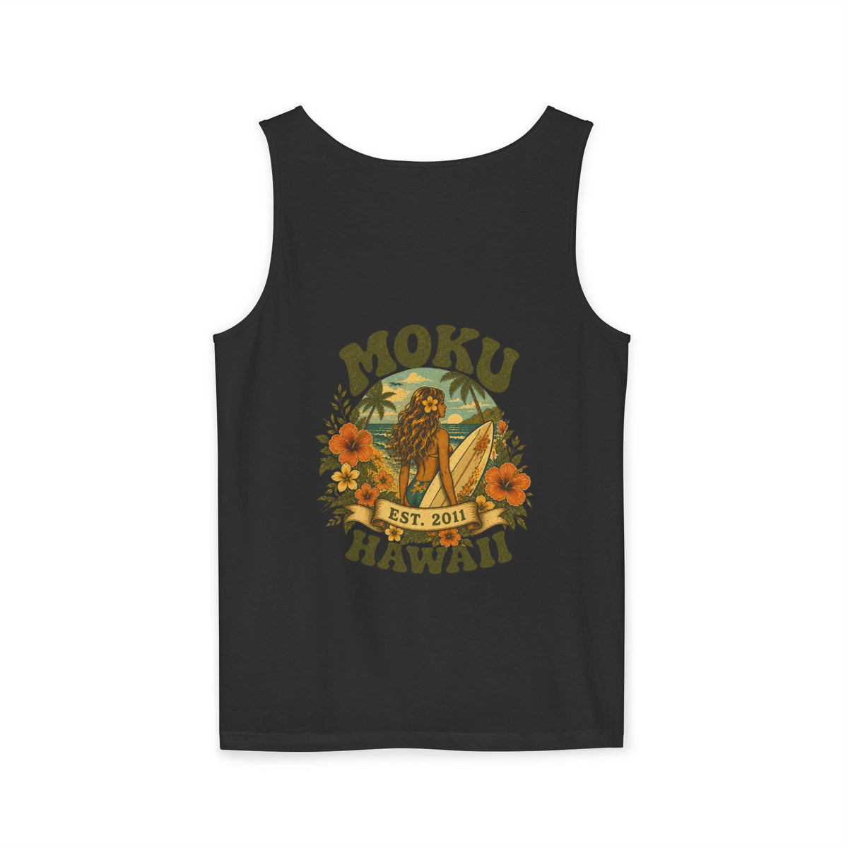 Moku Hawaii Vintage "Surfer Girl" Tank