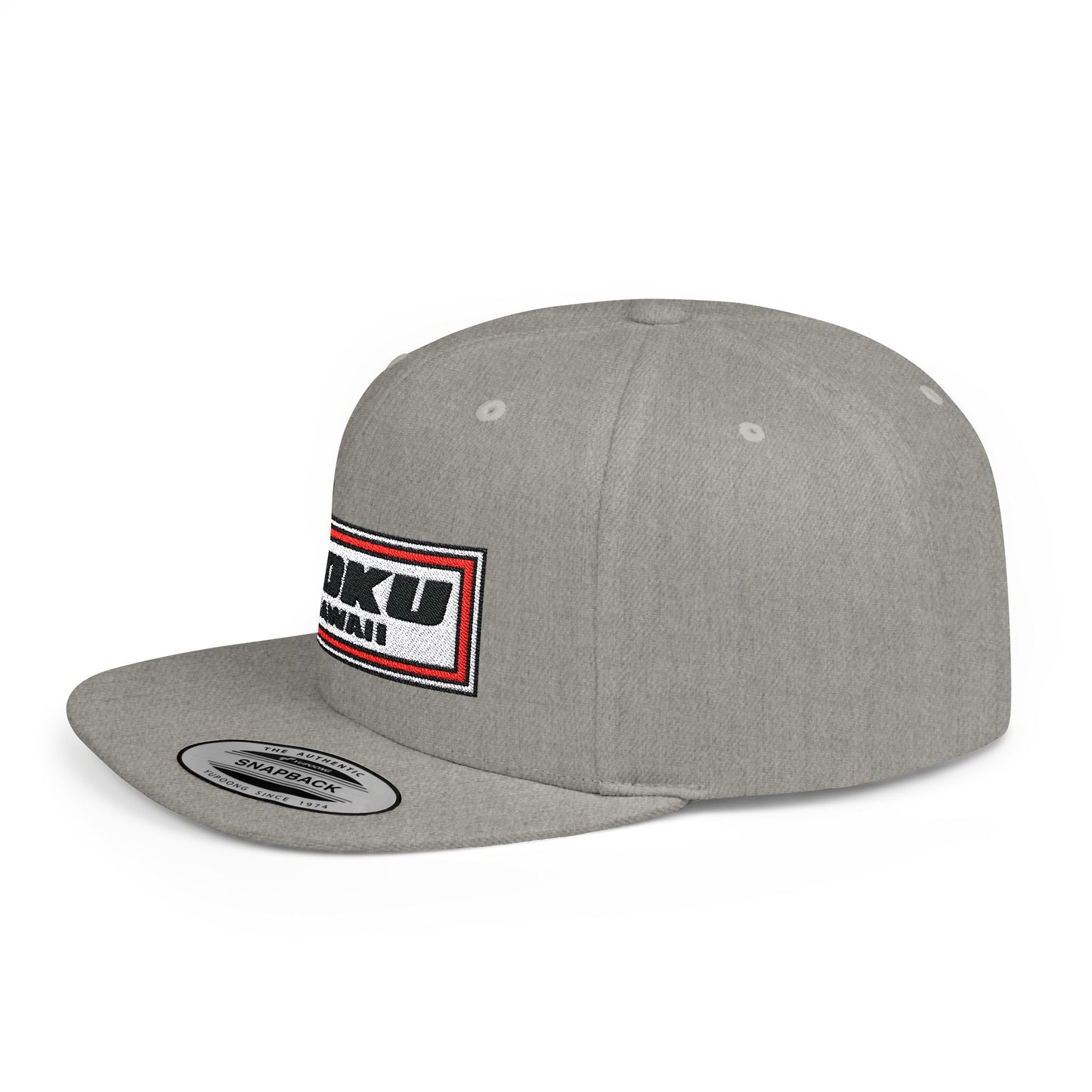 The MOKU Flat Bill Snapback Hat