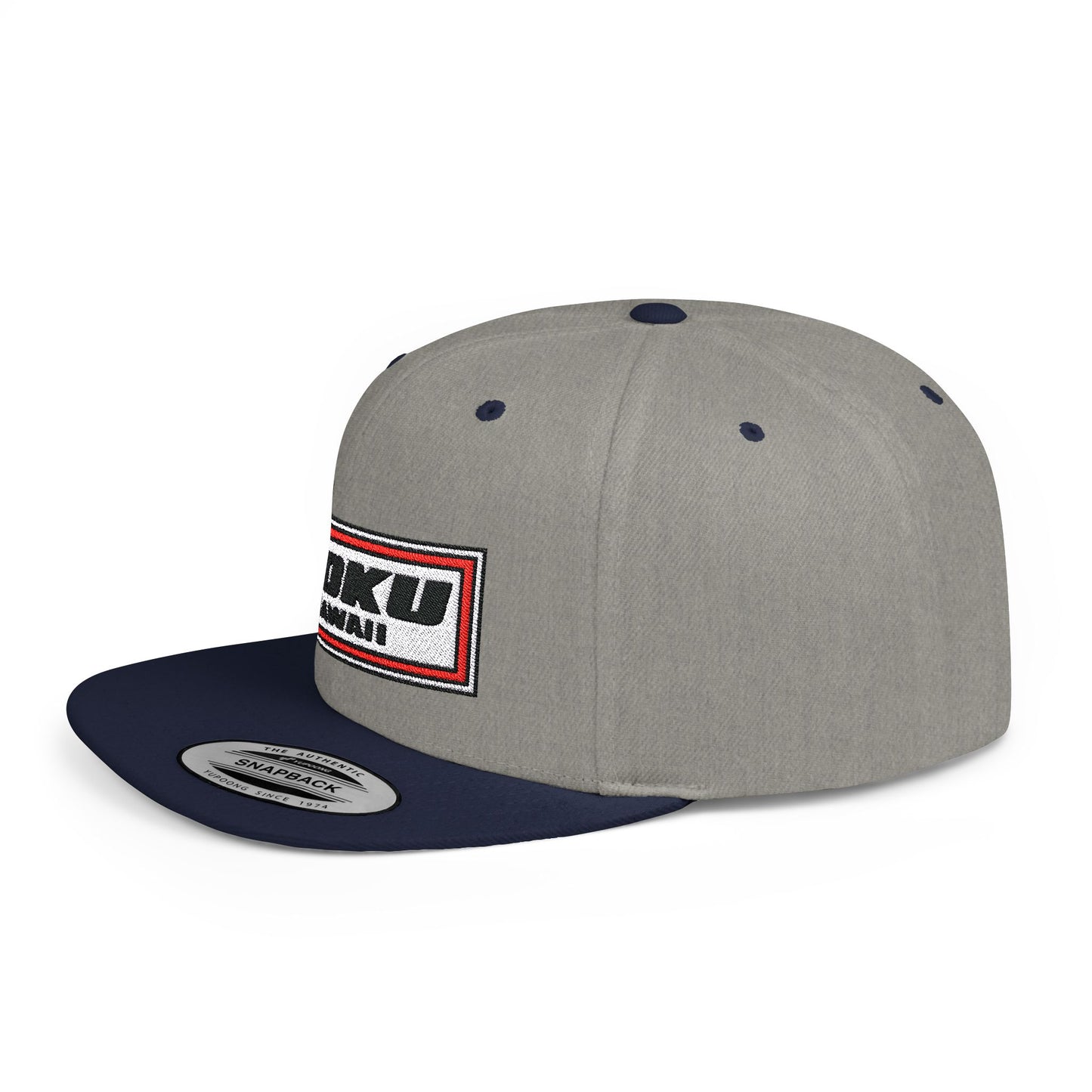 The MOKU Flat Bill Snapback Hat