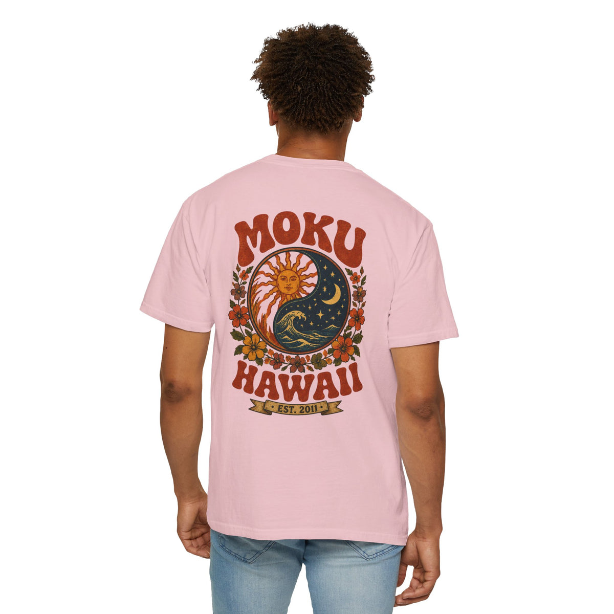 MOKU Hawaii's Vintage Sun & Moon T-Shirt