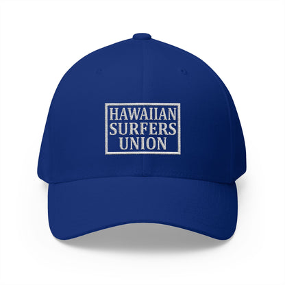 Embroidered Hawaiian Surfers Union "Flex fit" Cap