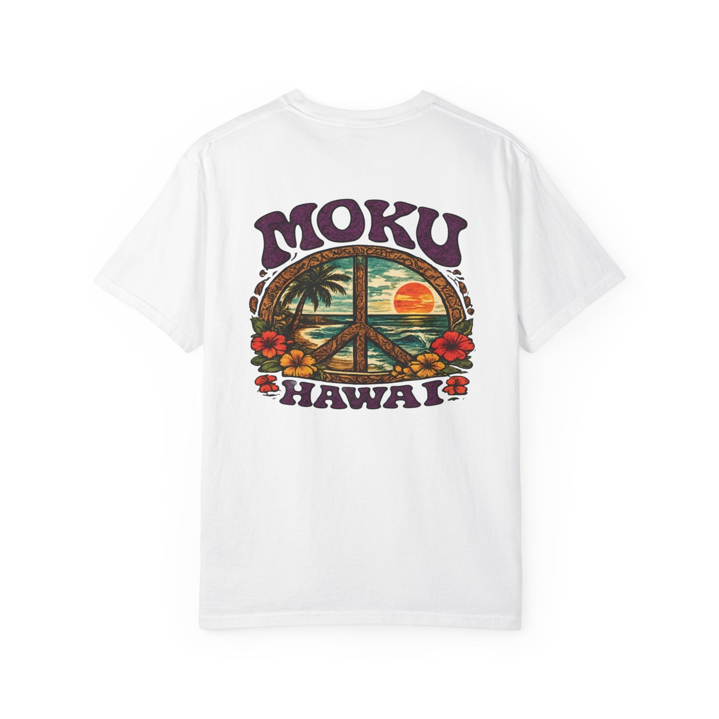 Vintage MOKU Hawaii "Peace Out" T-Shirt | Premium Surf Apparel