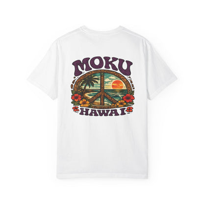 Vintage MOKU Hawaii "Peace Out" T-Shirt | Premium Surf Apparel