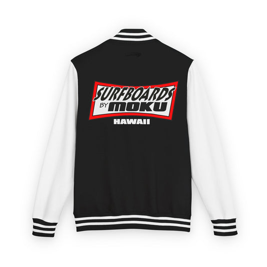 Surfboards By MOKU Heavyweight Sufers Letterman Jacket