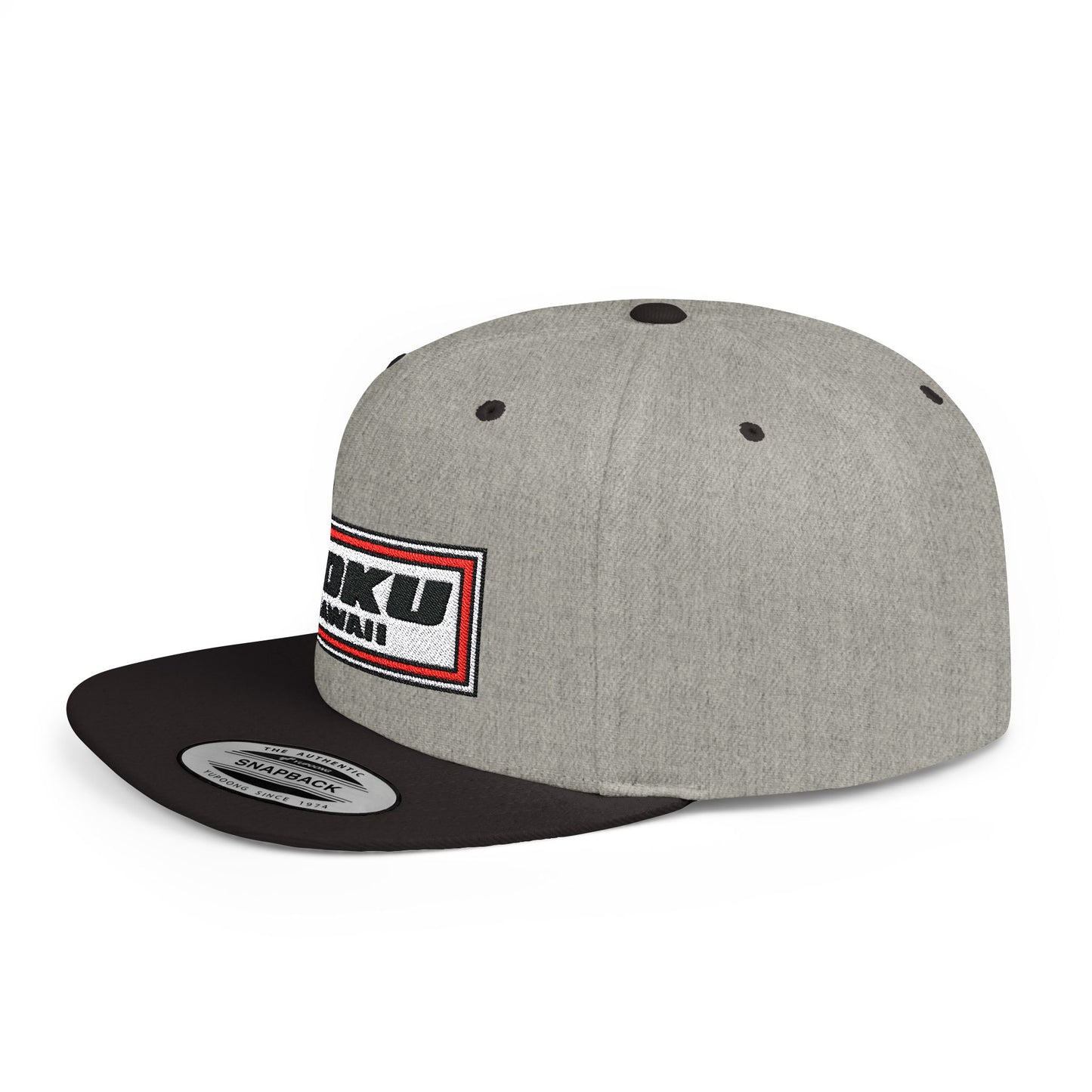 The MOKU Flat Bill Snapback Hat