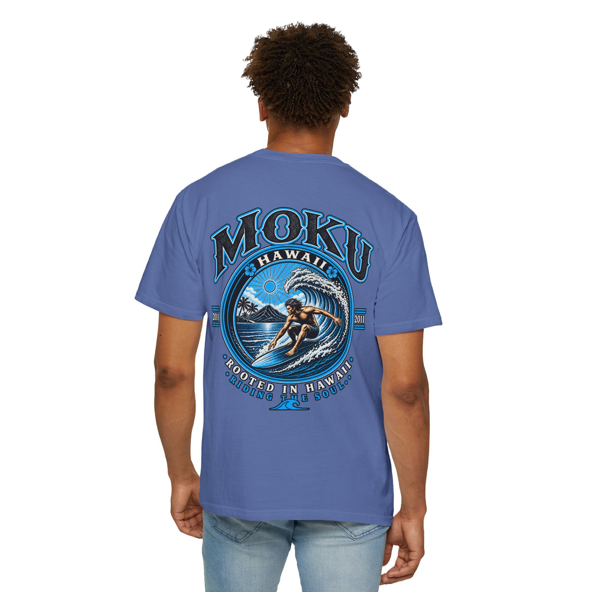 MOKU Vintage Midnight Wave Rider Tee
