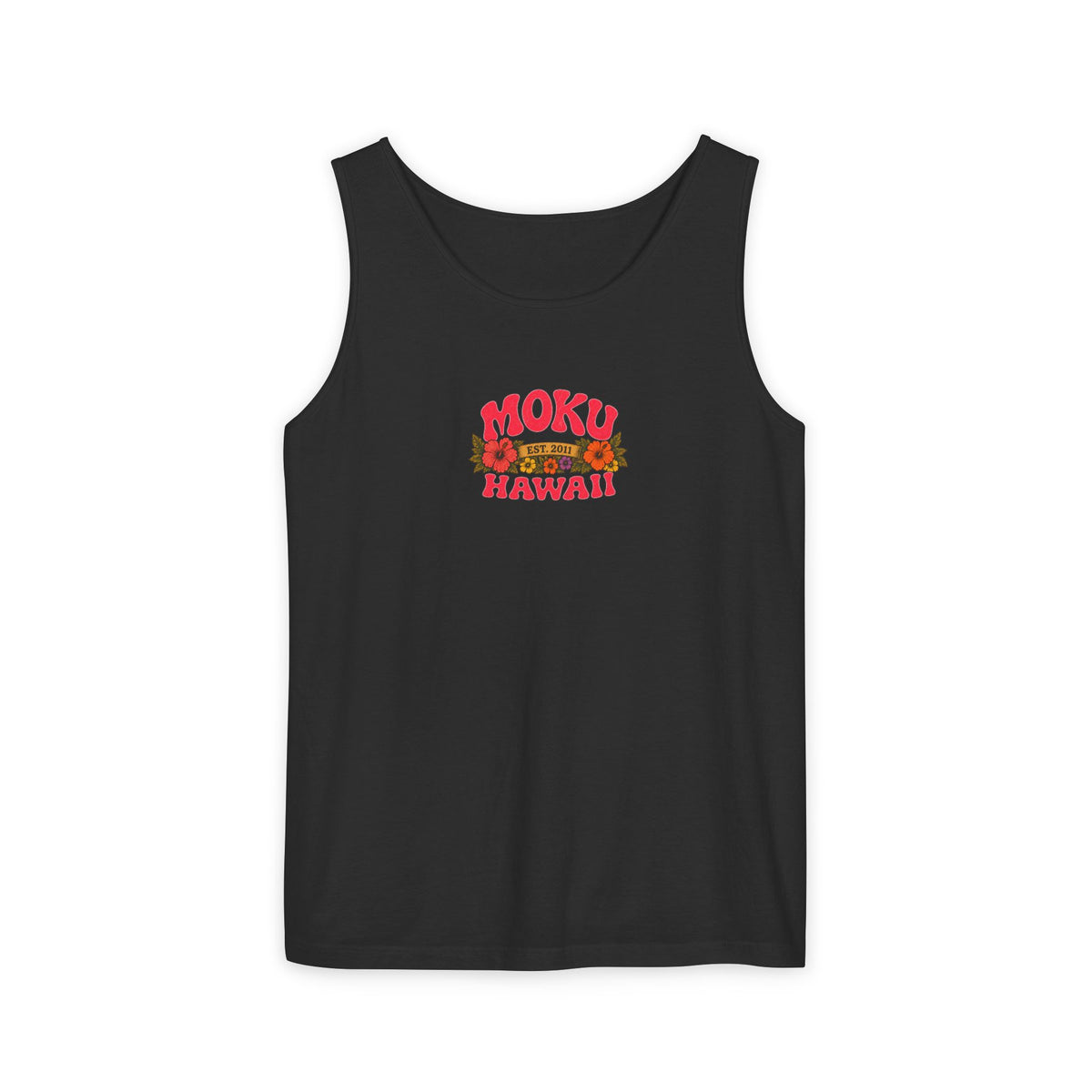 Moku Hawaii Floral Hula Tank Top