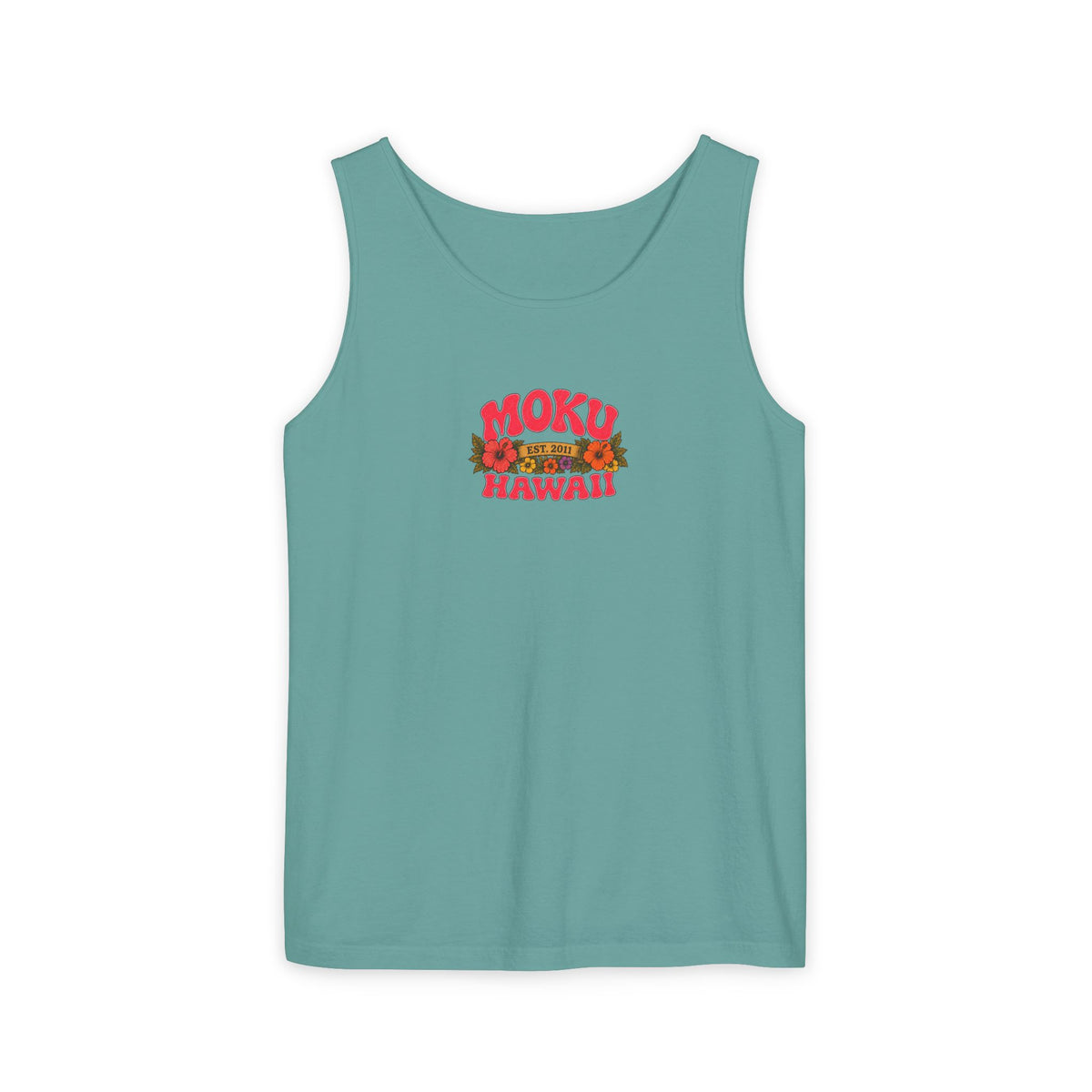 Moku Hawaii Floral Hula Tank Top