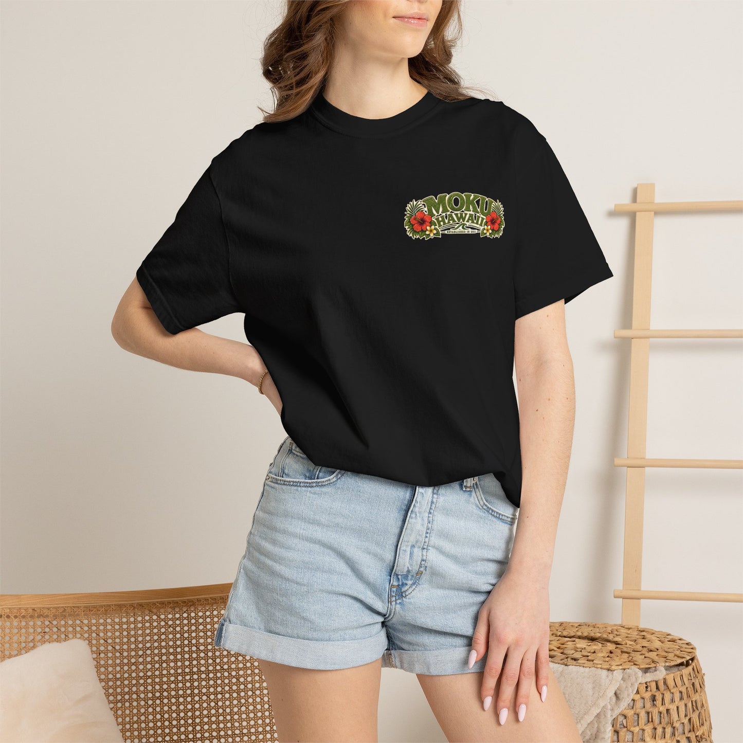 Vintage MOKU Hawaii Surf Girl T-Shirt