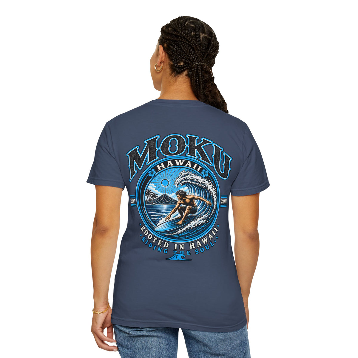 MOKU Vintage Midnight Wave Rider Tee