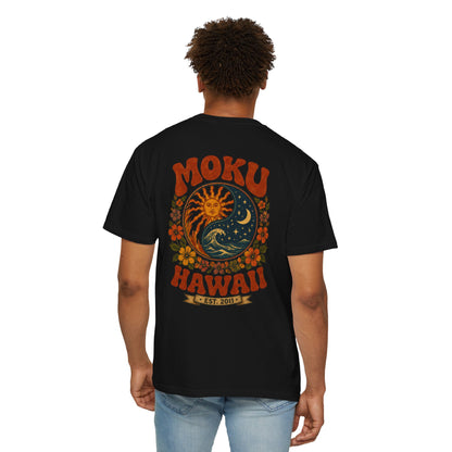 MOKU Hawaii's Vintage Sun & Moon T-Shirt
