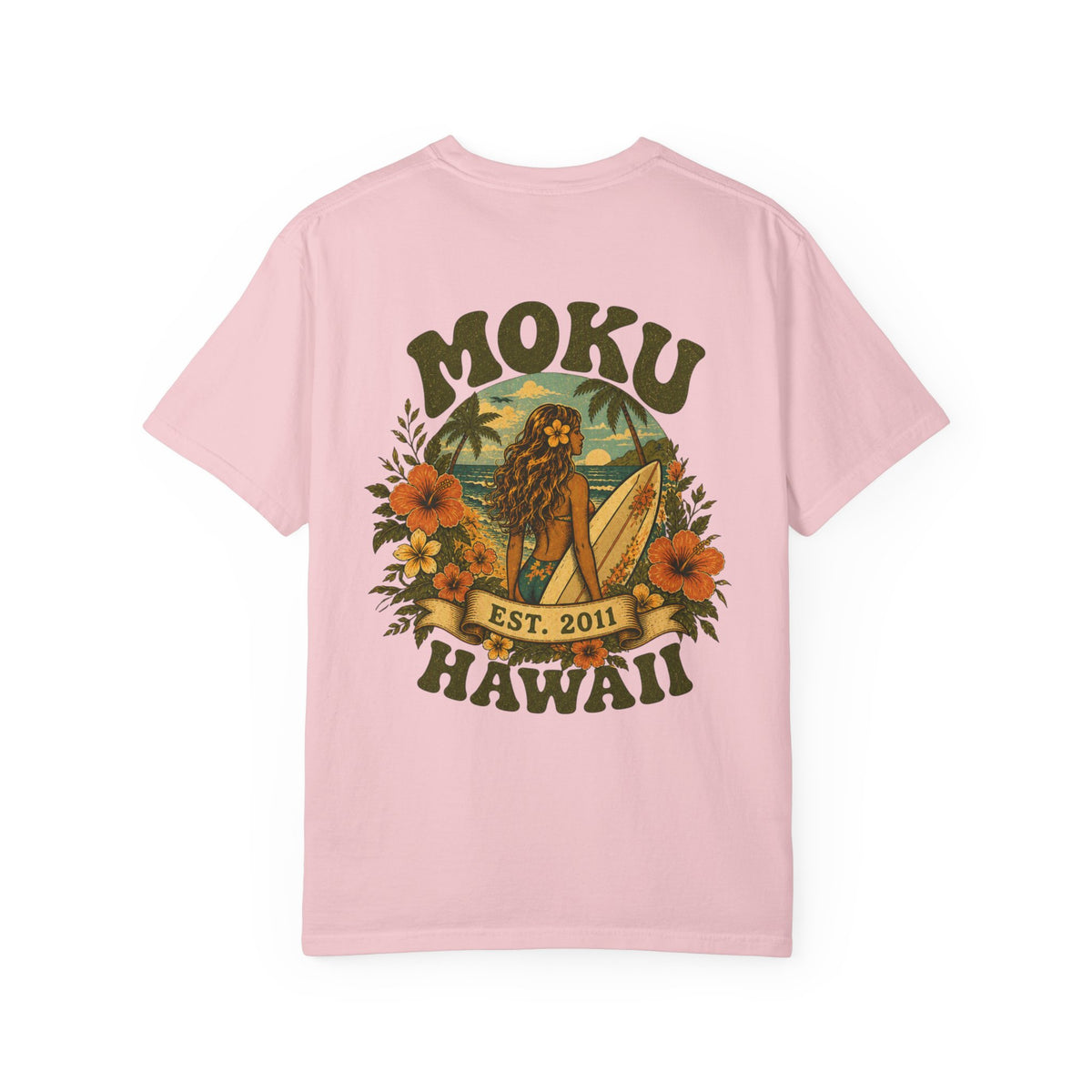 Moku Hawaii' Vintage Surfer girl Tee