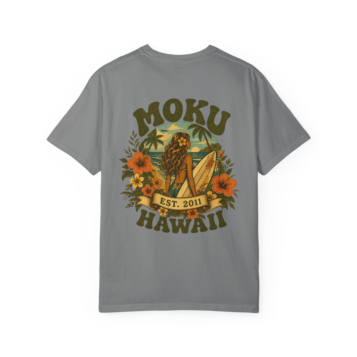Moku Hawaii' Vintage Surfer girl Tee