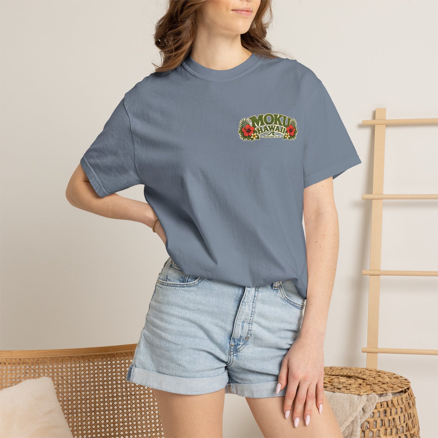 Vintage MOKU Hawaii Surf Girl T-Shirt