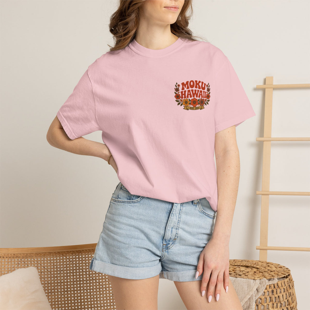 MOKU Hawaii's Vintage Sun & Moon T-Shirt