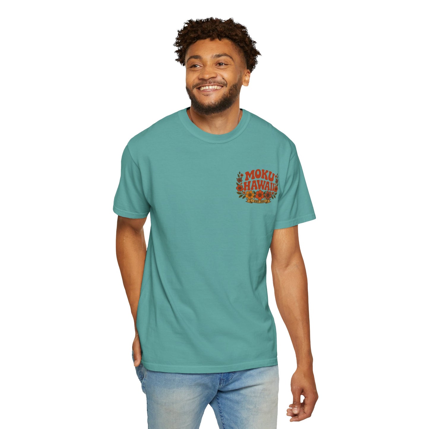 MOKU Hawaii's Vintage Sun & Moon T-Shirt