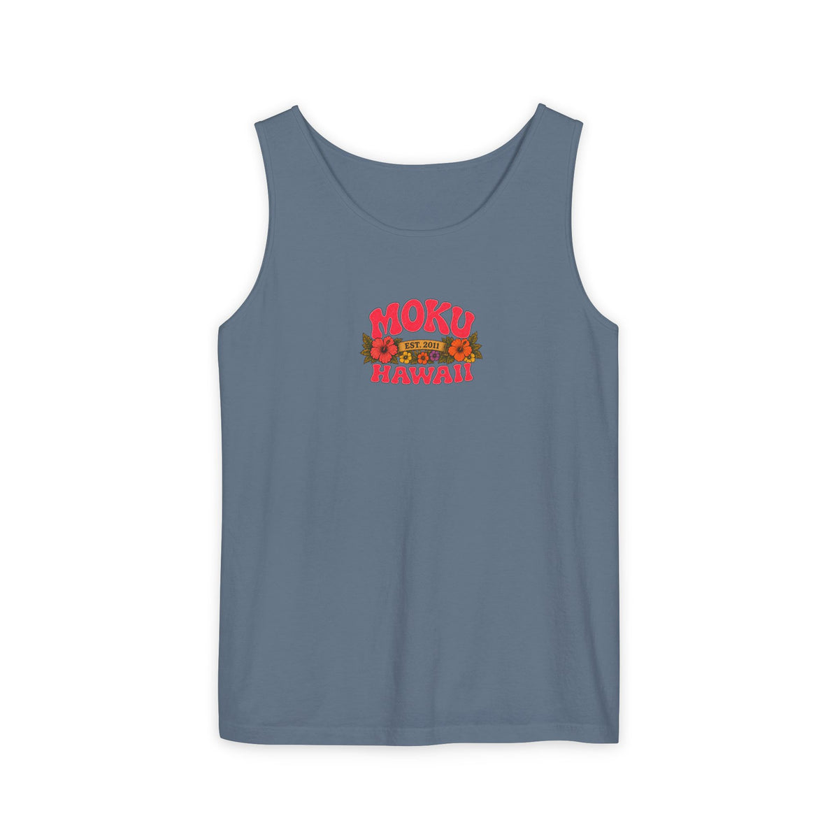Moku Hawaii Floral Hula Tank Top