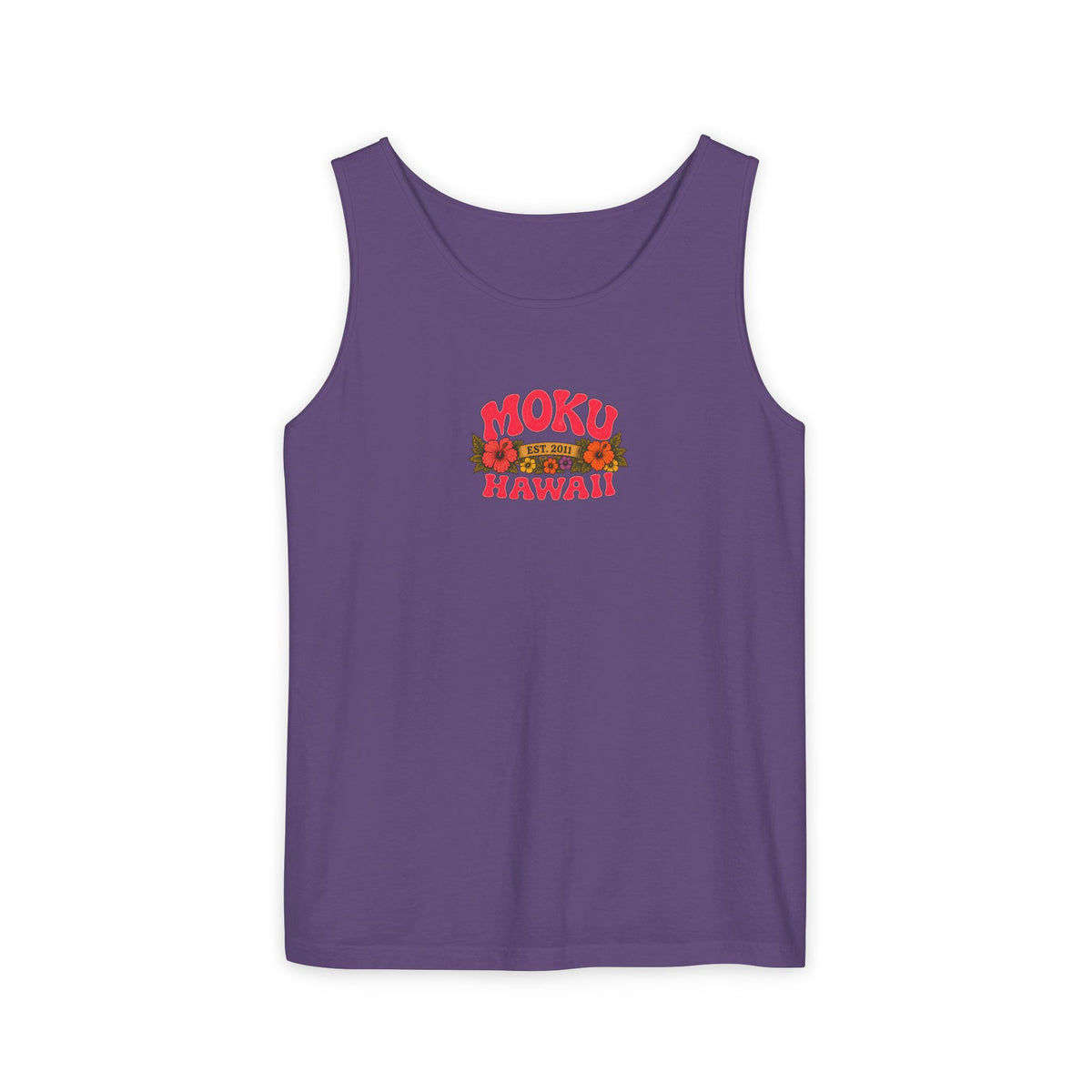 Moku Hawaii Floral Hula Tank Top