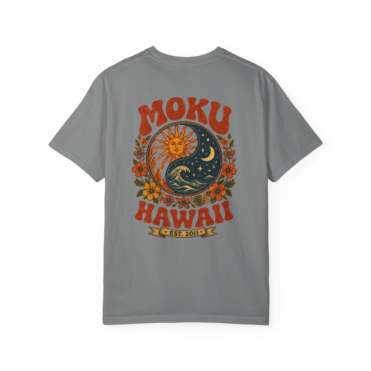 MOKU Hawaii's Vintage Sun & Moon T-Shirt