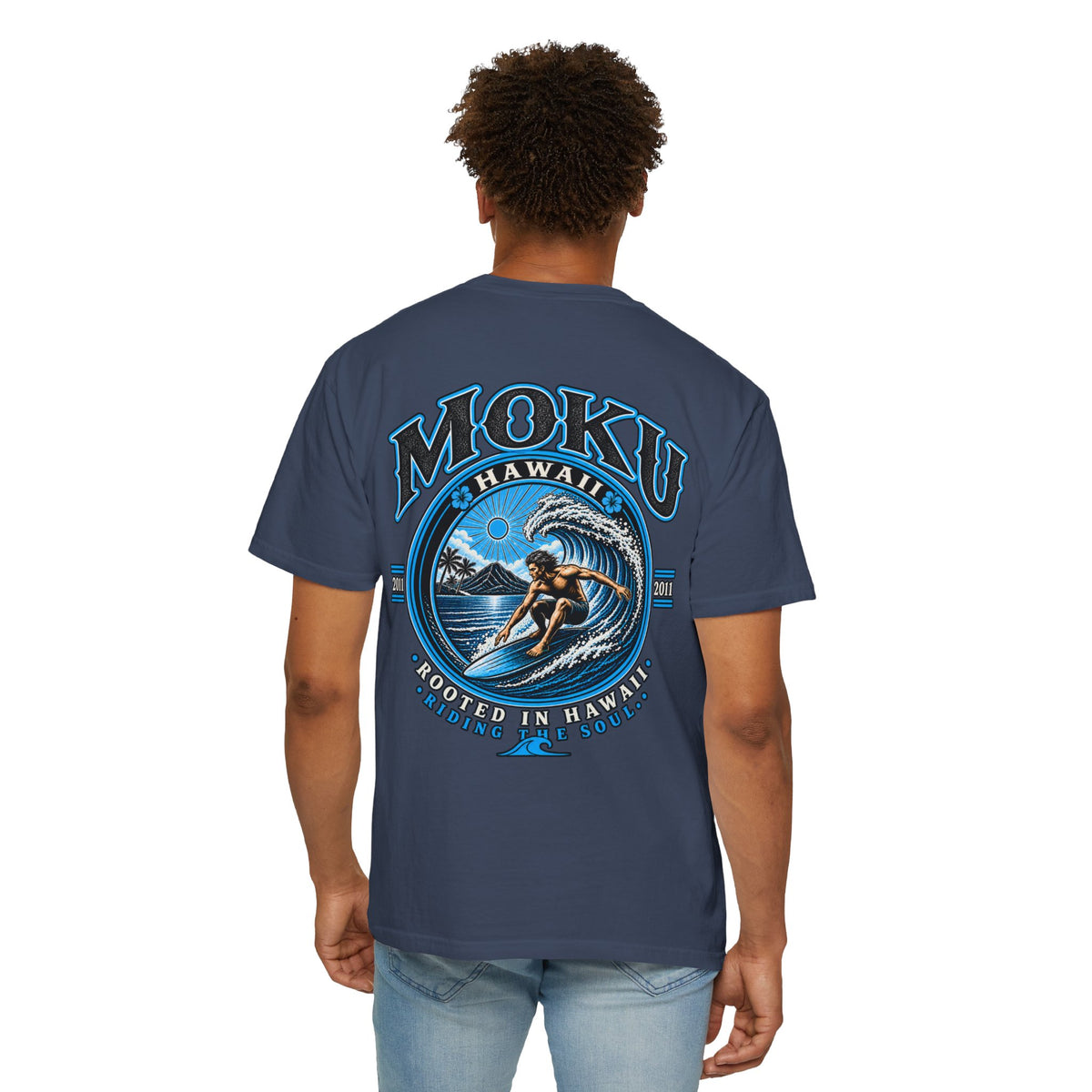 MOKU Vintage Midnight Wave Rider Tee