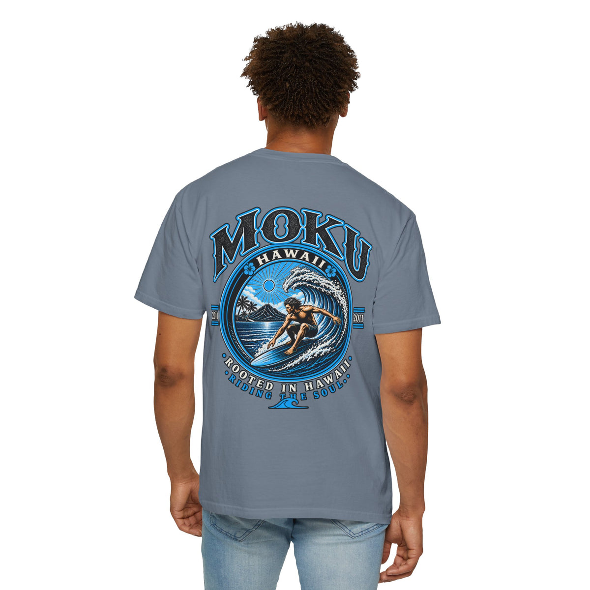MOKU Vintage Midnight Wave Rider Tee